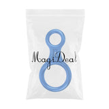 Maxbell 35KN Figure 8 Climbing Mountaineering Rappelling Ring Belay Device Blue - Aladdin Shoppers