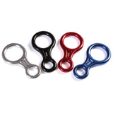 Maxbell 35KN Figure 8 Climbing Mountaineering Rappelling Ring Belay Device Blue - Aladdin Shoppers
