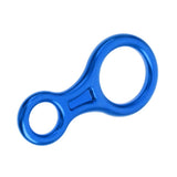Maxbell 35KN Figure 8 Climbing Mountaineering Rappelling Ring Belay Device Blue - Aladdin Shoppers