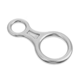 Maxbell 35KN Figure 8 Climbing Mountaineering Rappelling Ring Belay Device Silver - Aladdin Shoppers