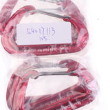 Maxbell Maxbell 6 Pieces 12KN Aluminum Wire Gate Carabiner for Hammock Camping Hiking Red