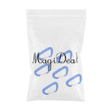 Maxbell Maxbell 6 Pieces 12KN Aluminum Wire Gate Carabiner for Hammock Camping Hiking Blue