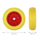 Maxbell Puncture Proof Rubber Tyre on Red Wheel for Kayak Trolley 25.4cm/ 10inch - Aladdin Shoppers