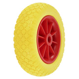 Maxbell Puncture Proof Rubber Tyre on Red Wheel for Kayak Trolley 25.4cm/ 10inch - Aladdin Shoppers