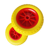 Maxbell Puncture Proof Rubber Tyre on Red Wheel for Kayak Trolley 25.4cm/ 10inch - Aladdin Shoppers