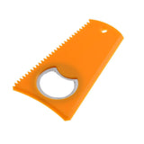 Maxbell Surfing Surfboard Wax Comb Wax Scraper Remover with Bottle Opener yellow - Aladdin Shoppers