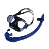 Maxbell Scuba Diving Swimming Snorkeling Goggles Glasses Mask & Snorkel Set Blue