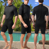 Maxbell Men 3mm Neoprene Diving Suits Free Dive Scuba Snorkeling Short Wetsuits XL - Aladdin Shoppers