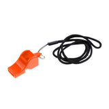 Maxbell Maxbell Plastic Whistle with Lanyard for Emergency Survival Marine Safety Orange