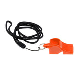 Maxbell Plastic Whistle with Lanyard for Emergency Survival Marine Safety Orange - Aladdin Shoppers