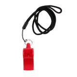 Maxbell Plastic Whistle with Lanyard for Emergency Survival Marine Safety Red - Aladdin Shoppers