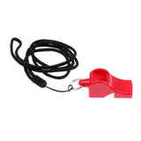 Maxbell Plastic Whistle with Lanyard for Emergency Survival Marine Safety Red - Aladdin Shoppers