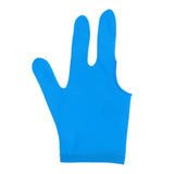 Maxbell Spandex Snooker Billiard Pool Cue Glove Left Hand 3 Finger Accessory Blue - Aladdin Shoppers