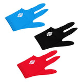 Maxbell Spandex Snooker Billiard Pool Cue Glove Left Hand 3 Finger Accessory Blue - Aladdin Shoppers