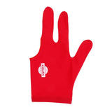 Maxbell Spandex Snooker Billiard Pool Cue Glove Left Hand 3 Finger Accessory Red - Aladdin Shoppers