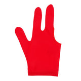 Maxbell Spandex Snooker Billiard Pool Cue Glove Left Hand 3 Finger Accessory Red - Aladdin Shoppers