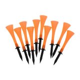 Maxbell Maxbell 10 Pieces 83mm Height Rubber Golf Tees Golfer Training Orange