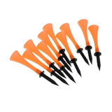 Maxbell Maxbell 10 Pieces 83mm Height Rubber Golf Tees Golfer Training Orange