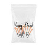 Maxbell Maxbell 10 Pieces 83mm Height Rubber Golf Tees Golfer Training Orange