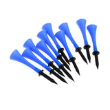 Maxbell Maxbell 10 Pieces 83mm Height Rubber Golf Tees Golfer Training Royalblue