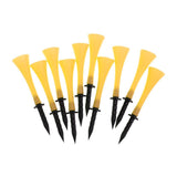 Maxbell 10 Pieces 83mm Height Rubber Golf Tees Golfer Training Yellow - Aladdin Shoppers