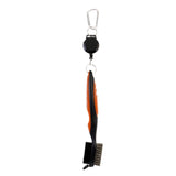 Maxbell Double Sides Golf Club Brush Groove Cleaner with Retractable String Orange - Aladdin Shoppers