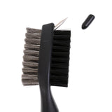 Maxbell Double Sides Golf Club Brush Groove Cleaner with Retractable String Black - Aladdin Shoppers