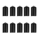 Maxbell Maxbell Set of 10 Black Rubber Protective Cover Case for Snooker Cue Tips