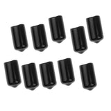 Maxbell Maxbell Set of 10 Black Rubber Protective Cover Case for Snooker Cue Tips