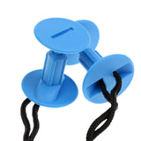 Maxbell 2 Pieces Bodyboard Surfboard Leash Plugs with Cords Strings Blue - Aladdin Shoppers