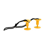 Maxbell 2 Pieces Bodyboard Surfboard Leash Plugs with Cords Strings Yellow - Aladdin Shoppers