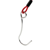 Maxbell Maxbell Scuba Diving Dive Reef Hook with Retractable Coil Lanyard Attachment red