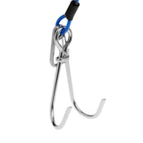 Maxbell Scuba Diving Reef Double Hooks with Spiral Coil Lanyard and Carabiner blue - Aladdin Shoppers