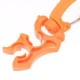 Maxbell Scuba Diving Double BCD Hose Holder with Clip Orange - Aladdin Shoppers