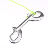 Maxbell Finger Reel with Stainless Steel Clip Scuba Spool 31m Line Fluorescent Green 30mm - Aladdin Shoppers