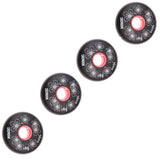 Maxbell 4 Pieces Inline Roller Hockey Fitness Skate Replacement Wheel 84A 76mm Black - Aladdin Shoppers