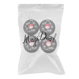 Maxbell 4 Pieces Inline Roller Hockey Fitness Skate Replacement Wheel 84A 80mm Black - Aladdin Shoppers