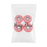 Maxbell 2x4 Pieces Inline Roller Hockey Fitness Skate Replacement Wheel 84A 72mm Red