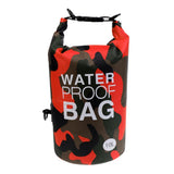 Maxbell Maxbell 10L Camo Waterproof Dry Bag Sack for Kayaking Camping Rafting Orange Camo