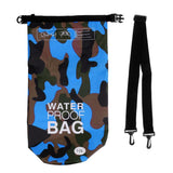 Maxbell 10L Camo Waterproof Dry Bag Sack for Kayaking Camping Rafting Blue Camo - Aladdin Shoppers