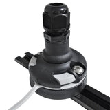 Maxbell Maxbell Black Nylon Kayak Marine Yacht Inflatable Boat Dinghy Flag Base Rail Side Mount Stand Rack DIY Accessories