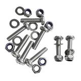 Maxbell Maxbell 8 Pieces Durable Stainless Steel Kayak Canoe Boat Screws Bolt Nuts Hardware Kit M6