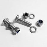 Maxbell Maxbell 8 Pieces Durable Stainless Steel Kayak Canoe Boat Screws Bolt Nuts Hardware Kit M6
