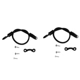 Maxbell 2 Pieces Marine Boat Fishing Rod Tamer Strap Holder Deck Mount Connector 12" - Aladdin Shoppers