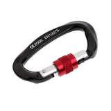 Maxbell Maxbell 25KN Carabiner Screw Lock Keychain Clip Hook Buckle Karabiner for Rock Climbing Tree Arborist Rappelling Rescue