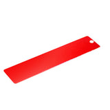 Maxbell Maxbell Aluminum Alloy Portable Mini Pocket Bookmark 12cm Ruler Measure Tool Red