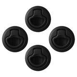 12Pieces Nylon 2" Flush Pull Slam Latch for Boat Marine Deck Hatch 1/2" Door