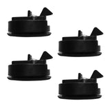 12Pieces Nylon 2" Flush Pull Slam Latch for Boat Marine Deck Hatch 1/2" Door