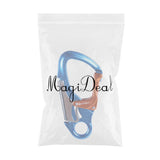 Maxbell Maxbell Double Action Mountaineering Rock Climbing Carabiner Clip 30KN Blue & Orange
