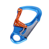 Maxbell Maxbell Double Action Mountaineering Rock Climbing Carabiner Clip 30KN Blue & Orange
